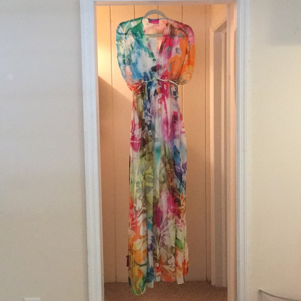 Anthropologie floor length dress